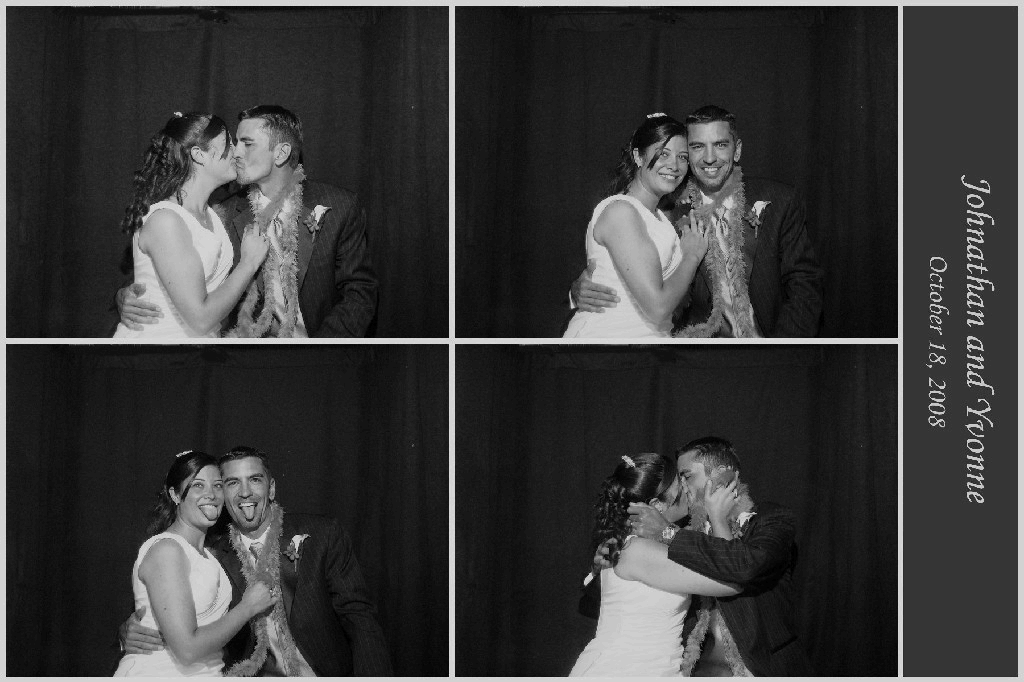 Black and White Wedding Photo Booth, Party Photo Booth, Birthday Party Photo Booth, Party Rentals